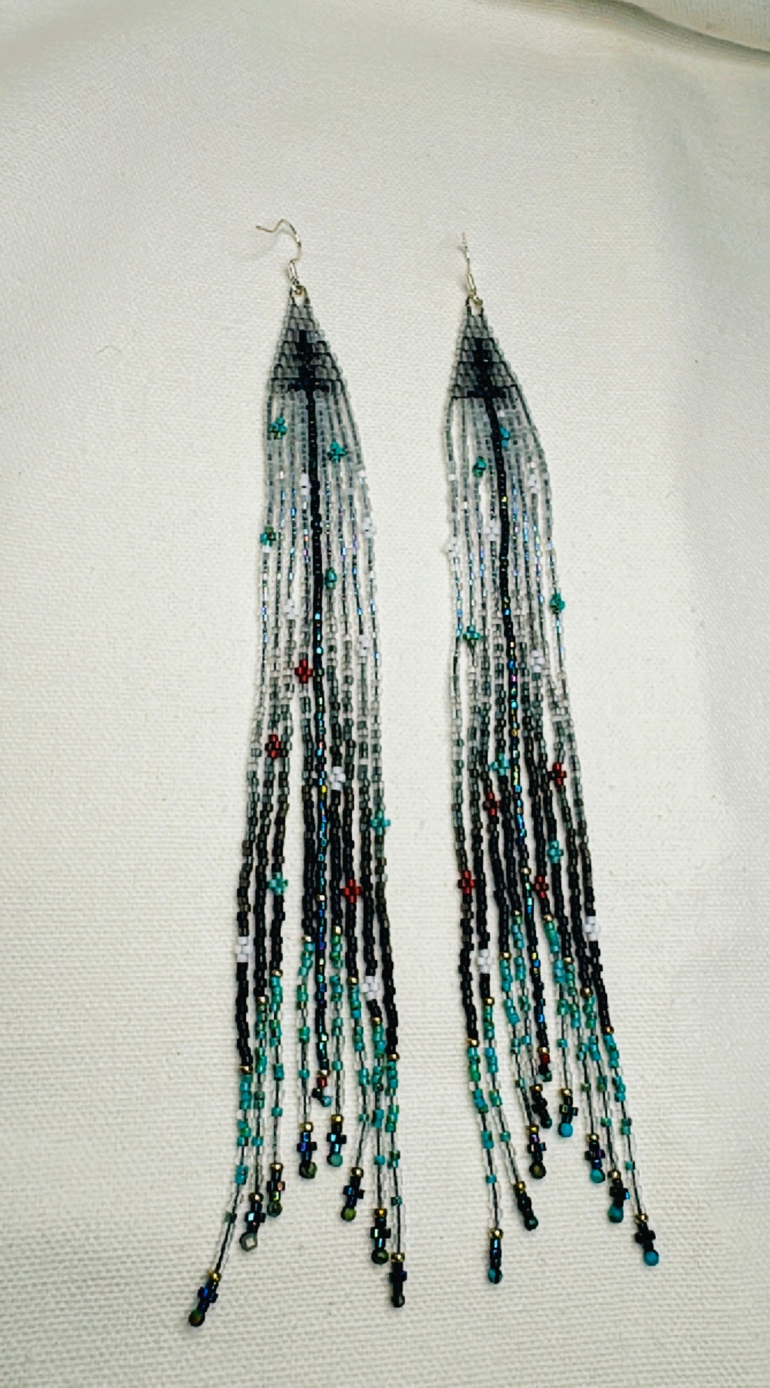 A Spring Night Sky Guiding Arrow Earrings (XL)