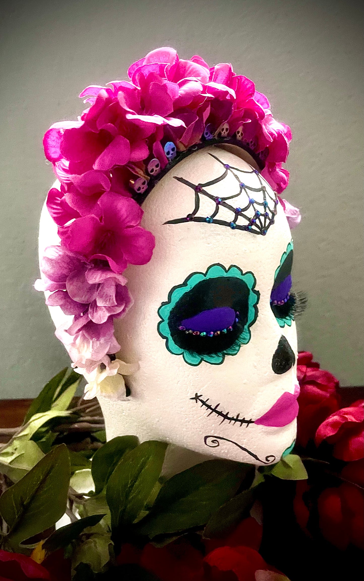 Que Vivan Las Flores; The Rosa (Flower Tiara/Crown)