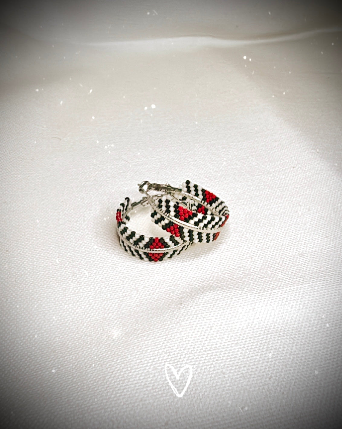 A Spring Tradish Rez Girl Hoops (small 1”)