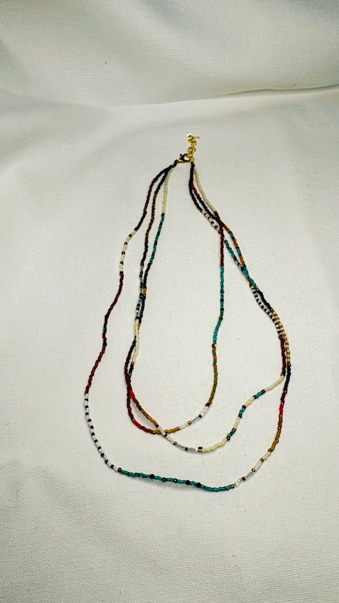 A Three Layered Spring Necklace