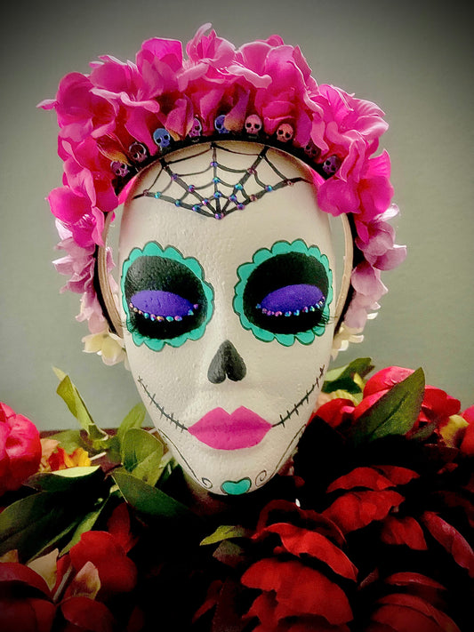 Que Vivan Las Flores; The Rosa (Flower Tiara/Crown)