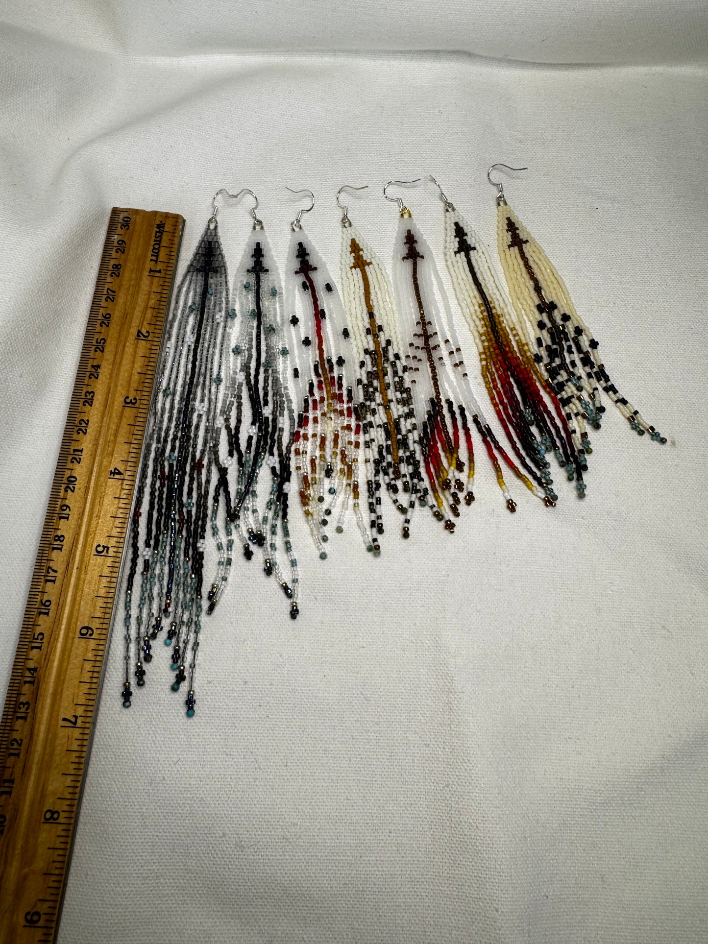 A Spring Night Sky Guiding Arrow Earrings (XL)