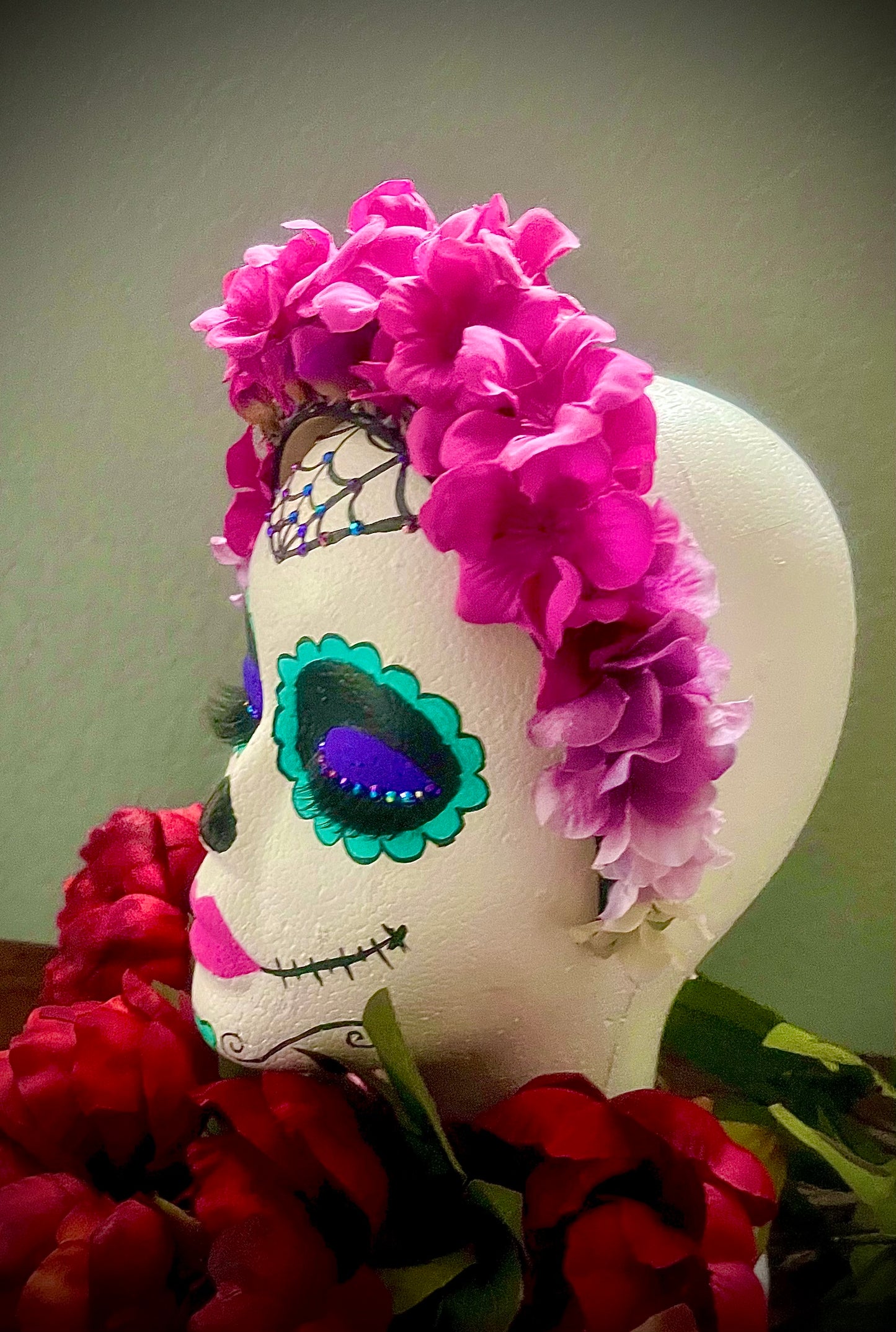 Que Vivan Las Flores; The Rosa (Flower Tiara/Crown)