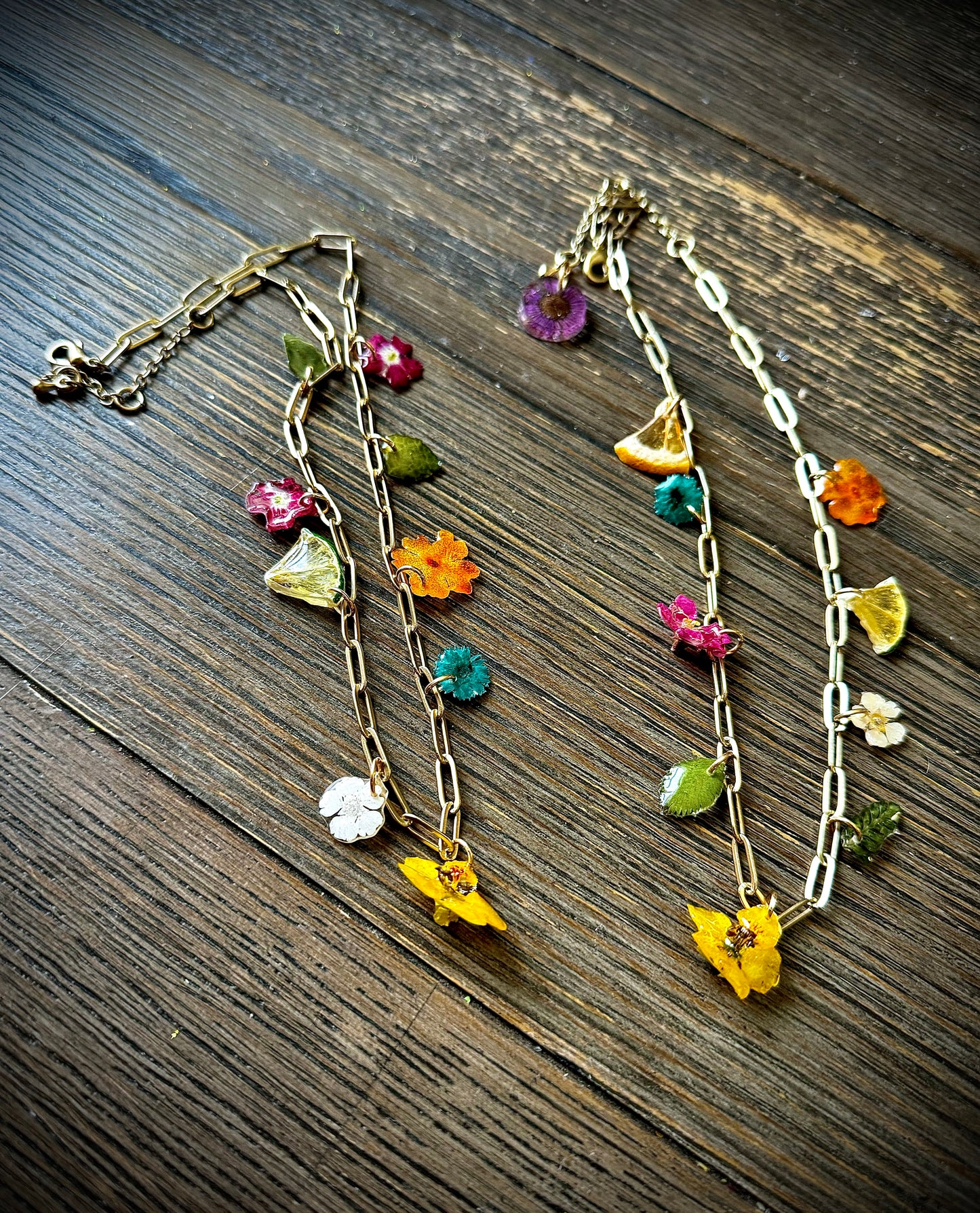 A Fruit and Flower Necklace