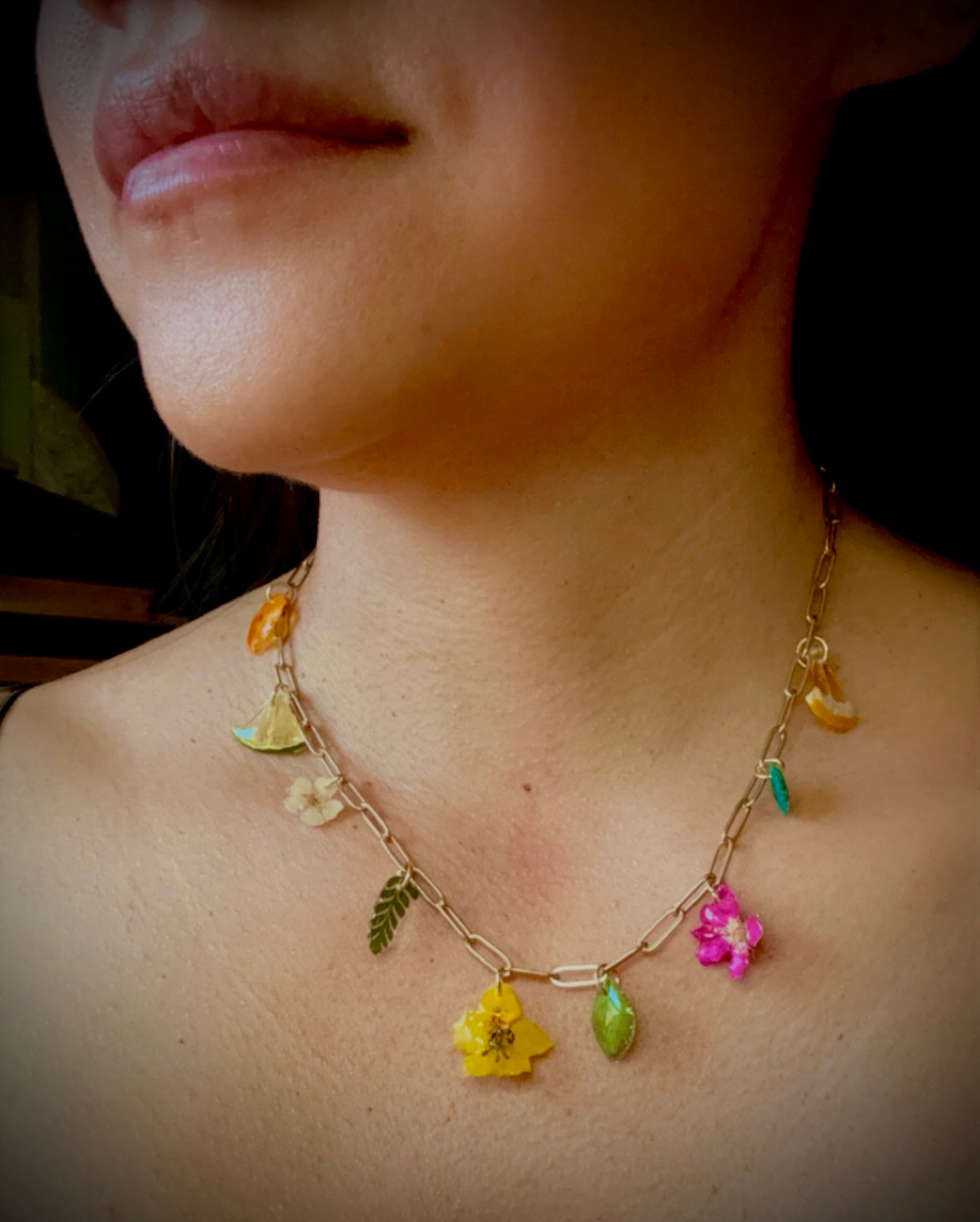 A Fruit and Flower Necklace