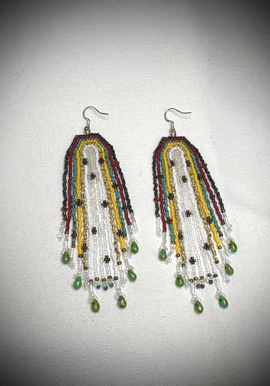 A Spring Four Direction Rainbow Earrings (Medium)
