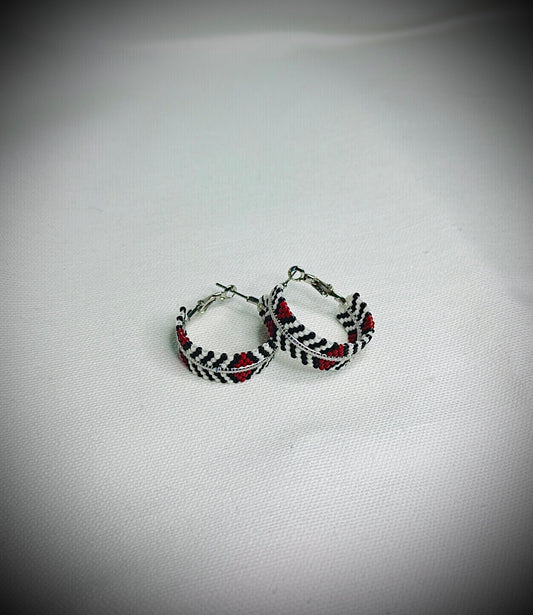 A Spring Tradish Rez Girl Hoops (small 1”)