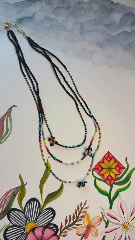 A Rainbow Butterfly Necklace